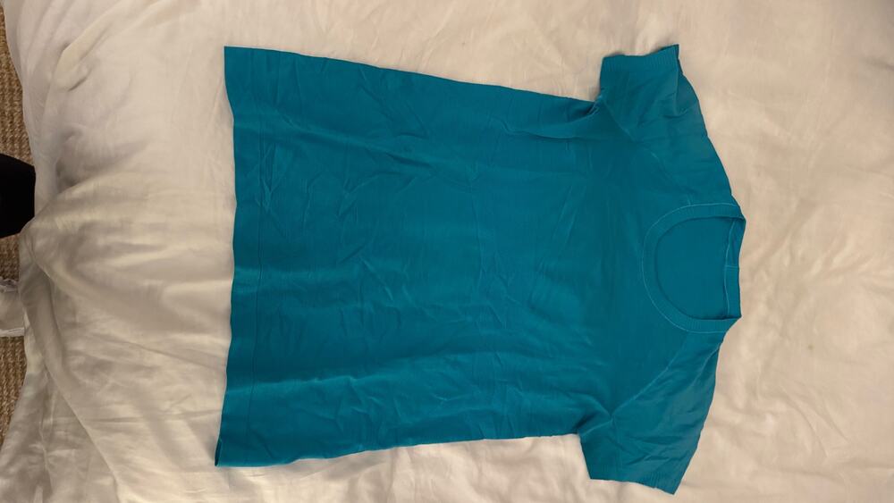 Lululemon Swiftly Teal Short Sleeve Running Shirt Size 12